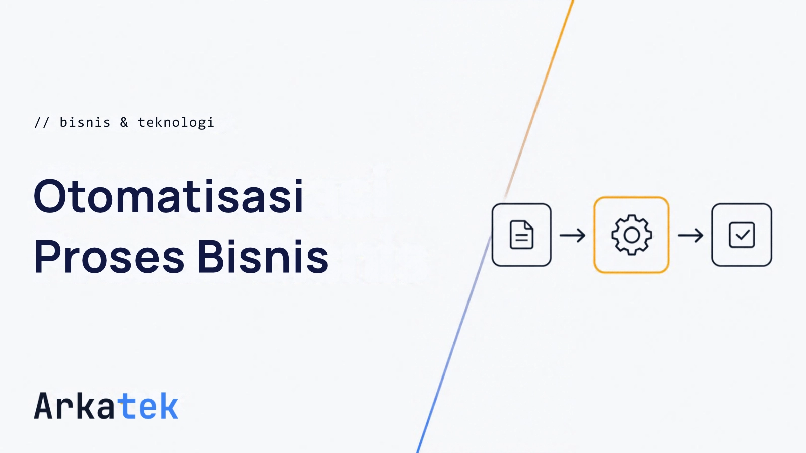 Ilustrasi Otomatisasi Proses Bisnis: 7 Pekerjaan Manual yang Bisa Dialihkan ke Sistem